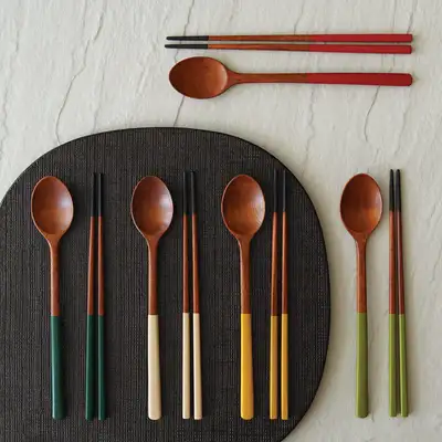 Notdam Domestic-Made Color Lacquered Flatware Set for One (Choose from 5 Colors)