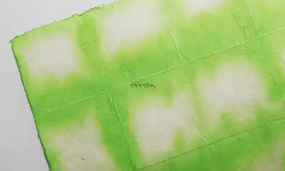 [1/4] Dyed Hanji - Pastel Green