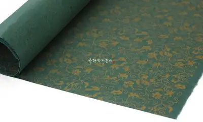 Dangcho Paper Deep Green (Gold Powder)