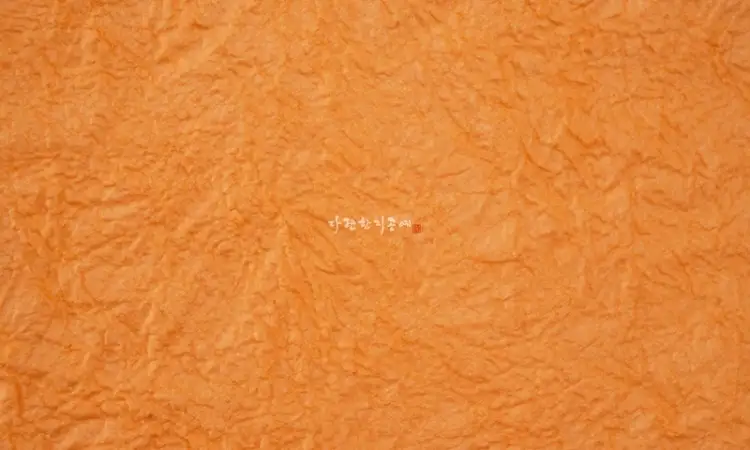 줌치한지 - 橙色