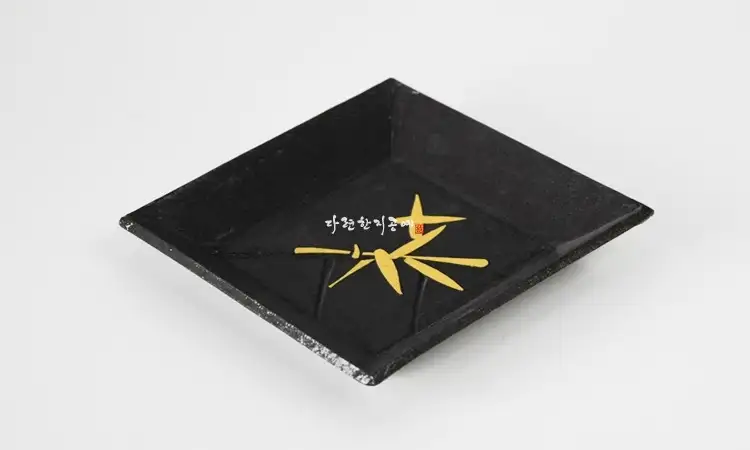 十里竹林竹紋茶杯墊