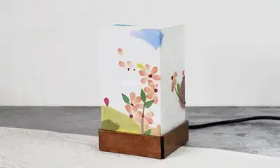 Chrysanthemum Hanji Lamp (Mini)