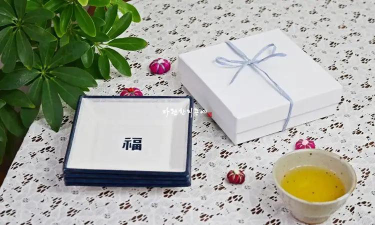 韓紙福盤禮物套組