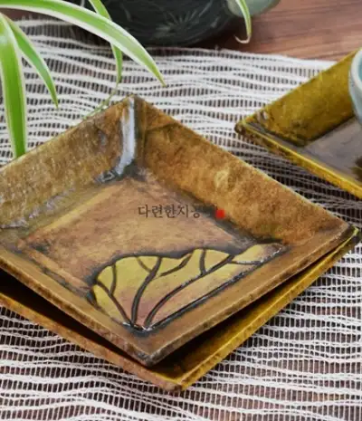 Lotus Flower Tea Coaster Gift Set