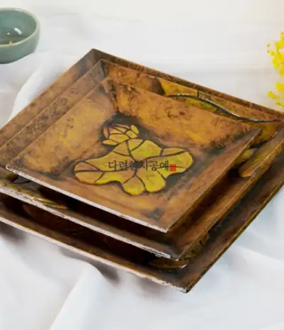 Lotus Pattern Plate Set