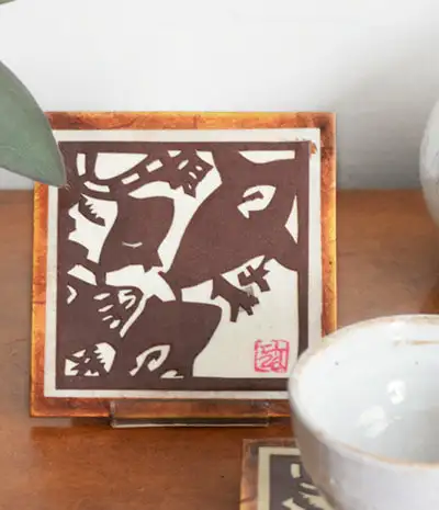 Ulsan Rock Carvings Coaster Gift Set