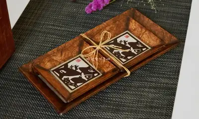 Ulsan Petroglyphs Dasik Plate Gift Set