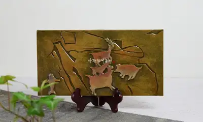 Bangudae Petroglyphs Hanji Frame Stand