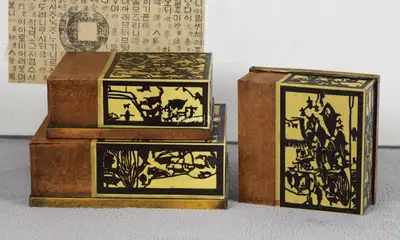 Ulsan Rock Carvings Three-Part Set