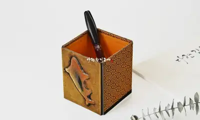 Petroglyph Pencil Holder