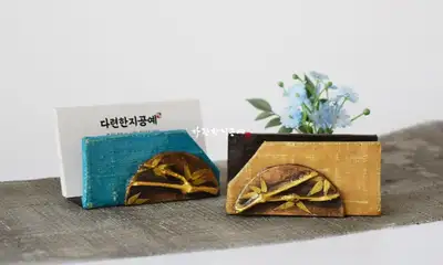 Ten-li Bamboo Forest Business Card Holder
