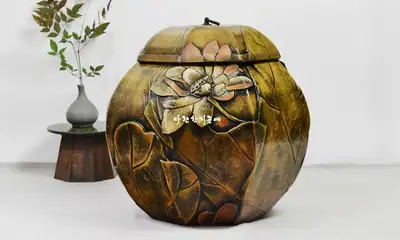 蓮花紋米桶 40kg