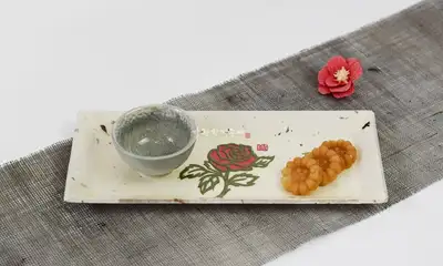 Rose Flower Dasik Plate