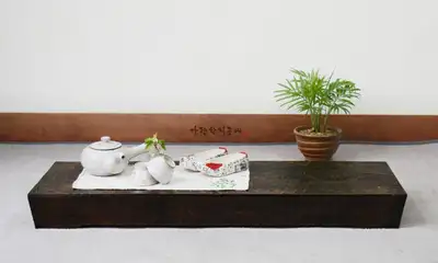 Wood Grain Long Tea Table