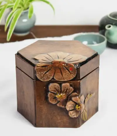 Windflower Tea Canister Small