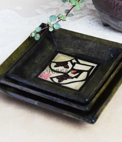 Socks-Shaped Traditional Korean Paper Coaster