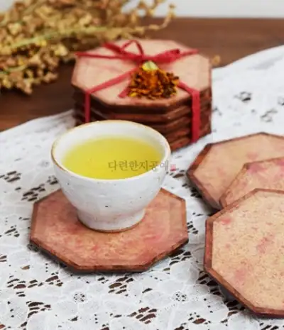 Dyeing Fragrance Octagonal Tea Cup Coaster