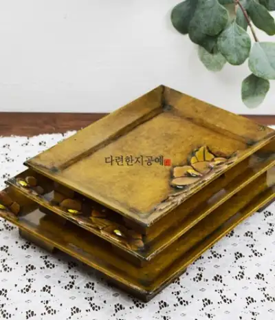 Mugunghwa Hanji Tea Table