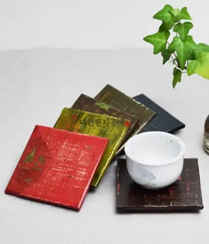 復古韓紙杯墊