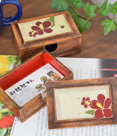 Mugunghwa Flower Business Card Holder