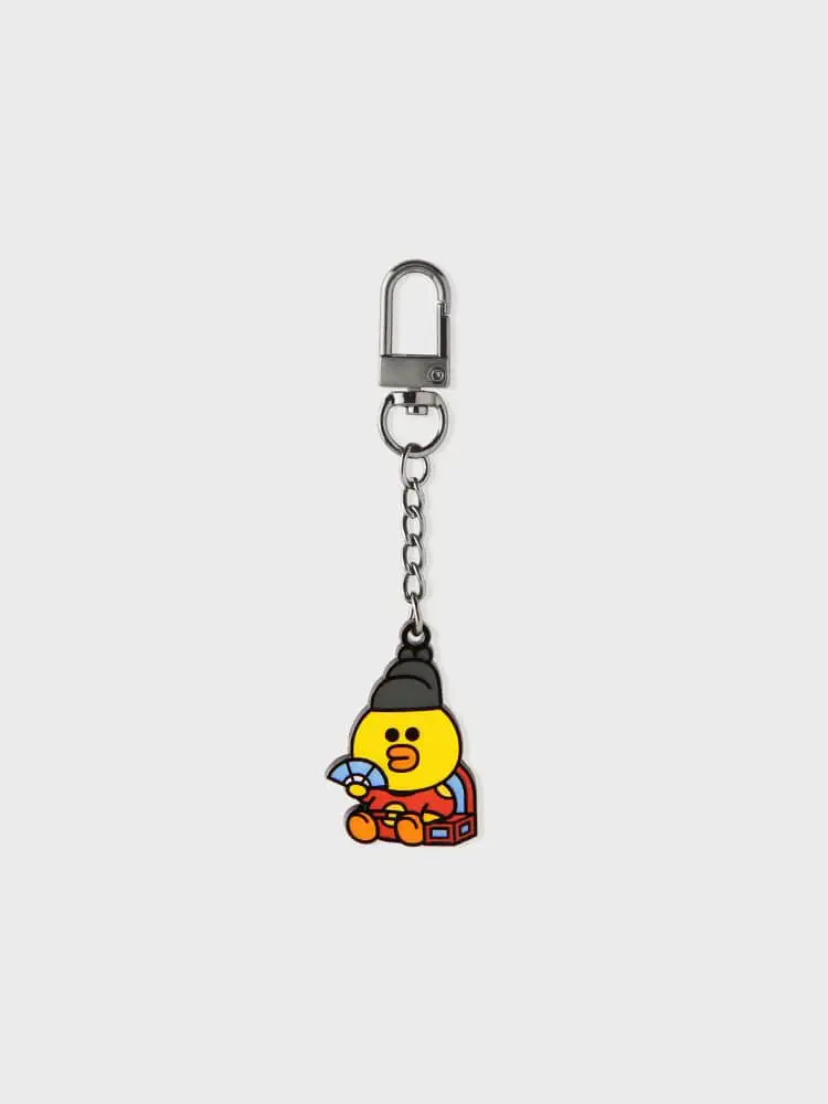 LINE Friends Sally Tourist Metal Keyring — 1