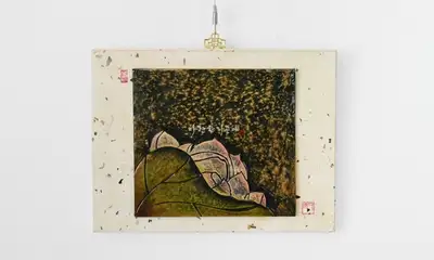 Lotus (蓮) 3 Hanji Art Frame