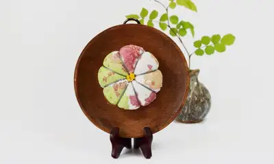 Pumpkin-Shaped Mini Frame in Jumchi Hanji (Circular)