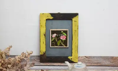 Vintage Bignonia Hanji Frame