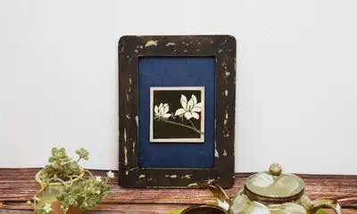 Vintage Magnolia Hanji Frame