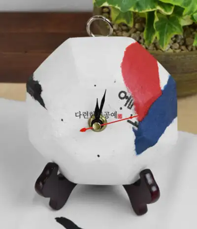 Korean Hanji Paper Wall Clock