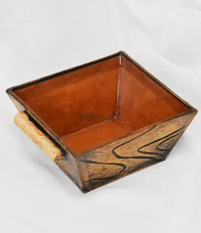 Wood Grain Mini Basket