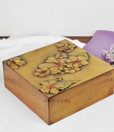 Mugunghwa Flower Sewing Basket