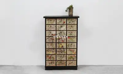 Lotus Blooming, Drawer Cabinet