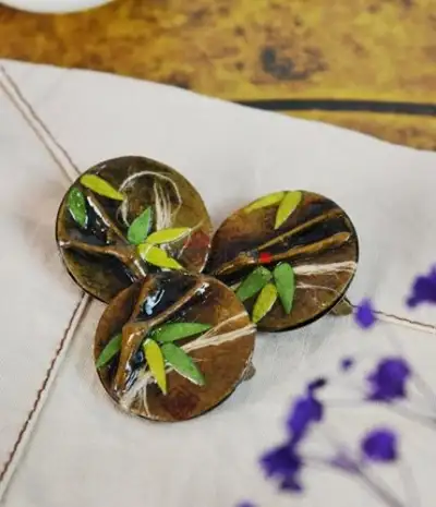 Bamboo Forest Brooch (Mini)