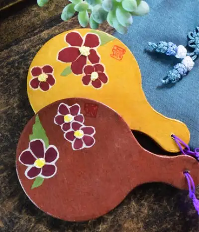 Anemone Flower Hand Mirror