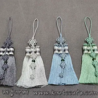 韩服饰品 三穗流苏前系装饰