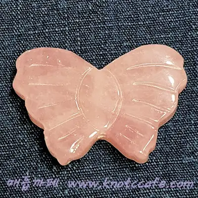 韩服饰品 粉色水晶蝴蝶
