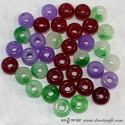 Hanbok Accessories Raw Stone Bead M (Colored)