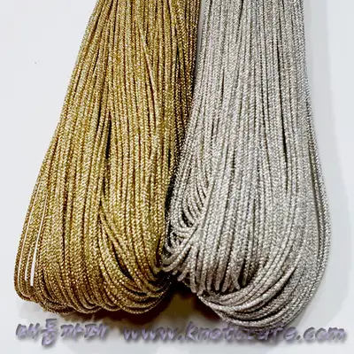 Traditional Knot Thread Gold and Silver Cord