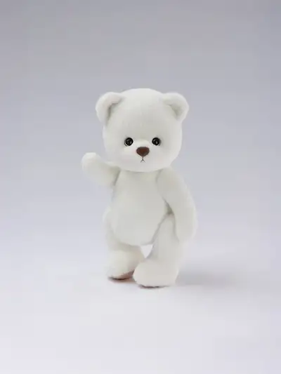 Teddy Tales Lena Bear Short Pile White M