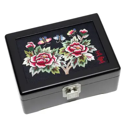 珠寶盒 雙目單自繡 (小)