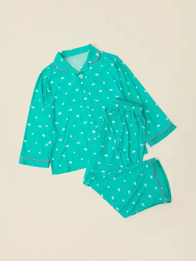 ZO&FRIENDS ZOA LUCKY SHOP Mint Pajama Set