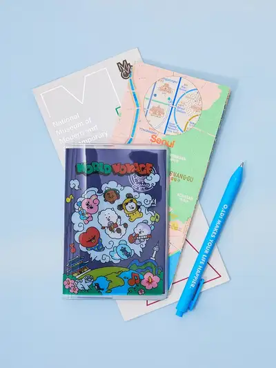 BT21 WORLD VOYAGE Passport Case