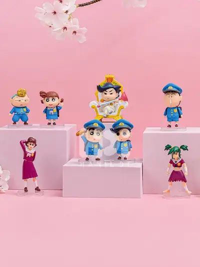 Random Square Crayon Shin-chan Heavenly Daikon Leaf School Random Figure