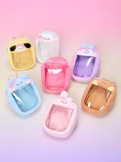 BT21 Mang Ribboned You Clear Bag Charm Pouch