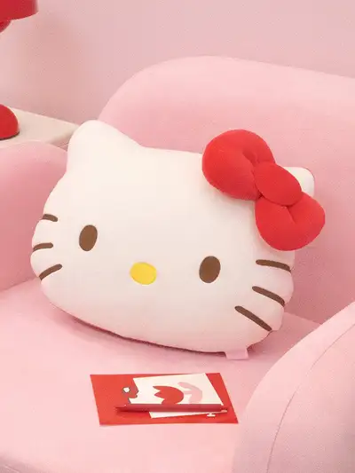 Hello Kitty Face Cushion