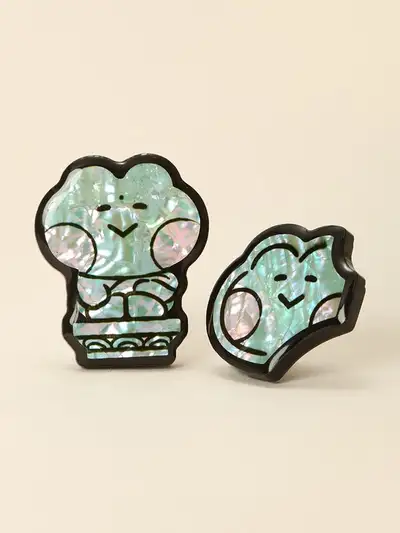 Line Friends Minini Lenini K-Souvenir Mother-of-Pearl Magnet Set