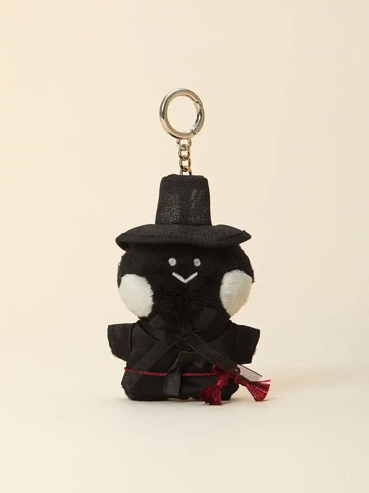 Line Friends Mini Lenni K-Souvenir Grim Reaper Plush Keyring — 2