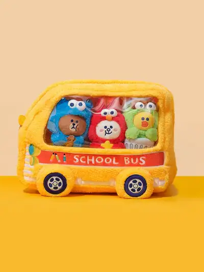 Sesame Street × LINE FRIENDS Bus Itabag