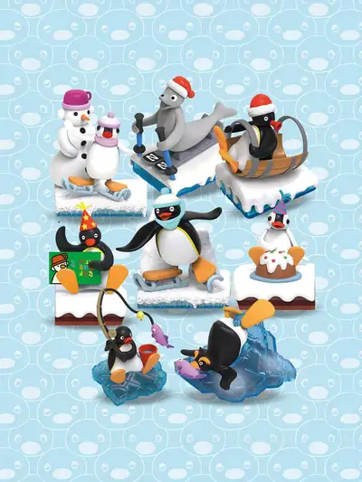 Random Square Pingu Real Life Figure Series